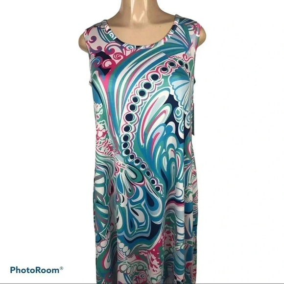 Tango Mango Bright Print Dress NWT - Picture 2 of 8